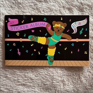 Sandylion Sticker Designs My Sticker Album RARE Ballet Bear 1992